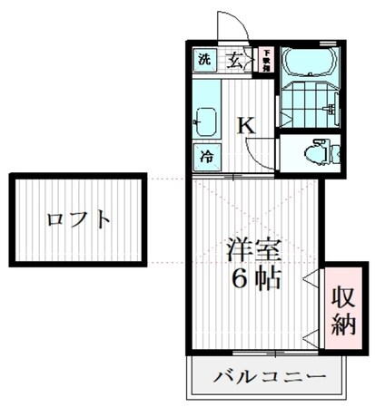 イーストハイツの物件間取画像